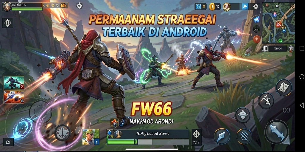 Tampilan gameplay seru dalam FW66 yang penuh strategi.