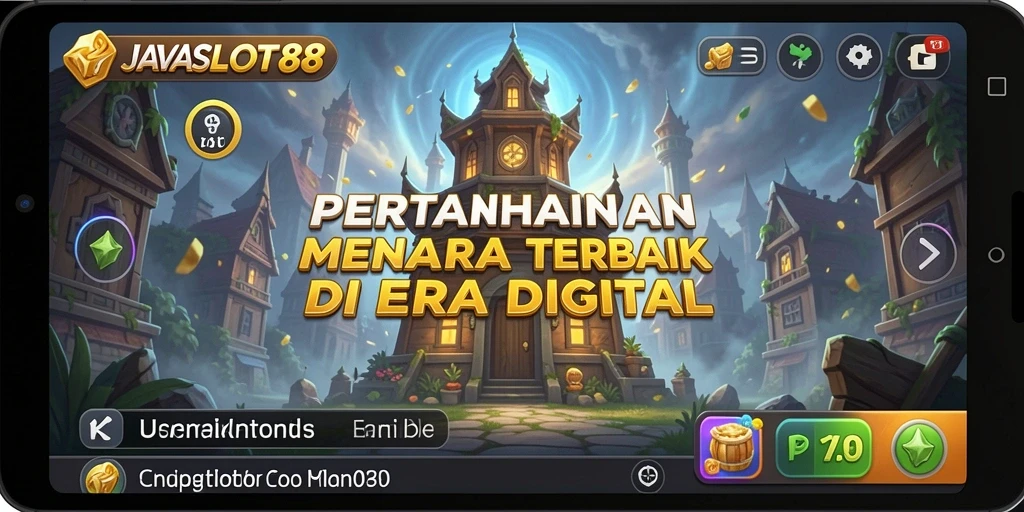 Tampilan gameplay menegangkan dan interaktif dari <strong>JAVASLOT88</strong> dalam mode Tower Defense.