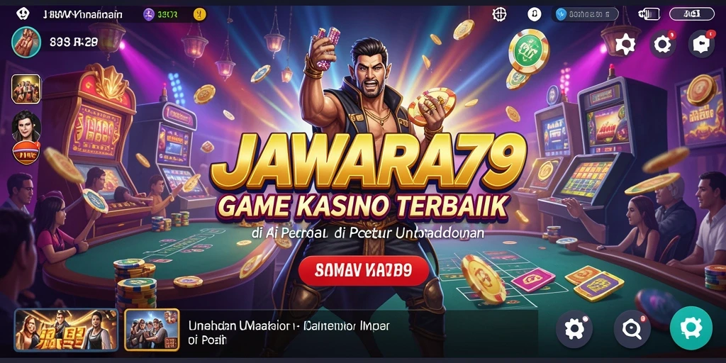 Tampilan menarik dari gameplay JAWARA79 yang seru dan mendebarkan.