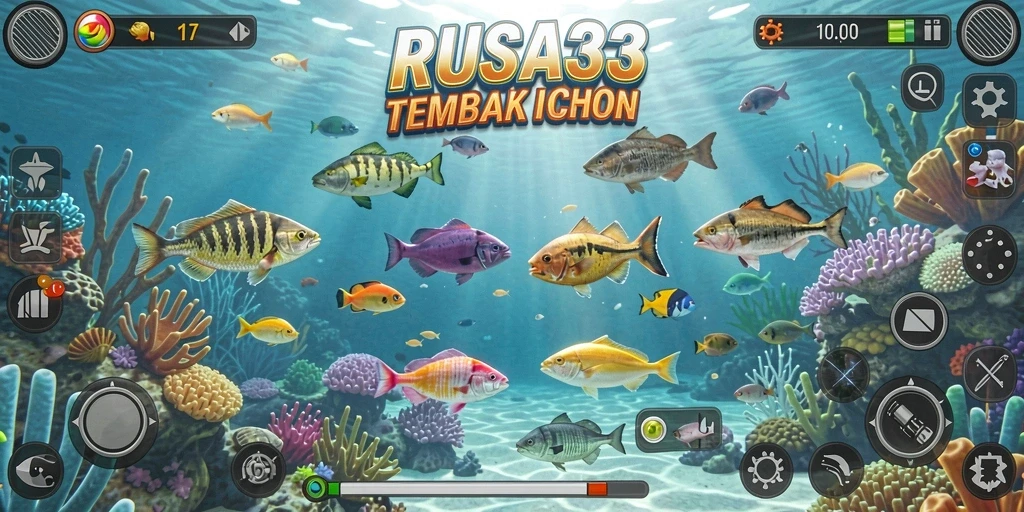 Tangkapan layar RUSA33 menampilkan aksi seru dalam permainan Tembak Ikan.