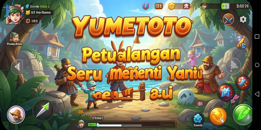 Tampilan gameplay YUMETOTO yang mengasyikkan dan penuh tantangan.